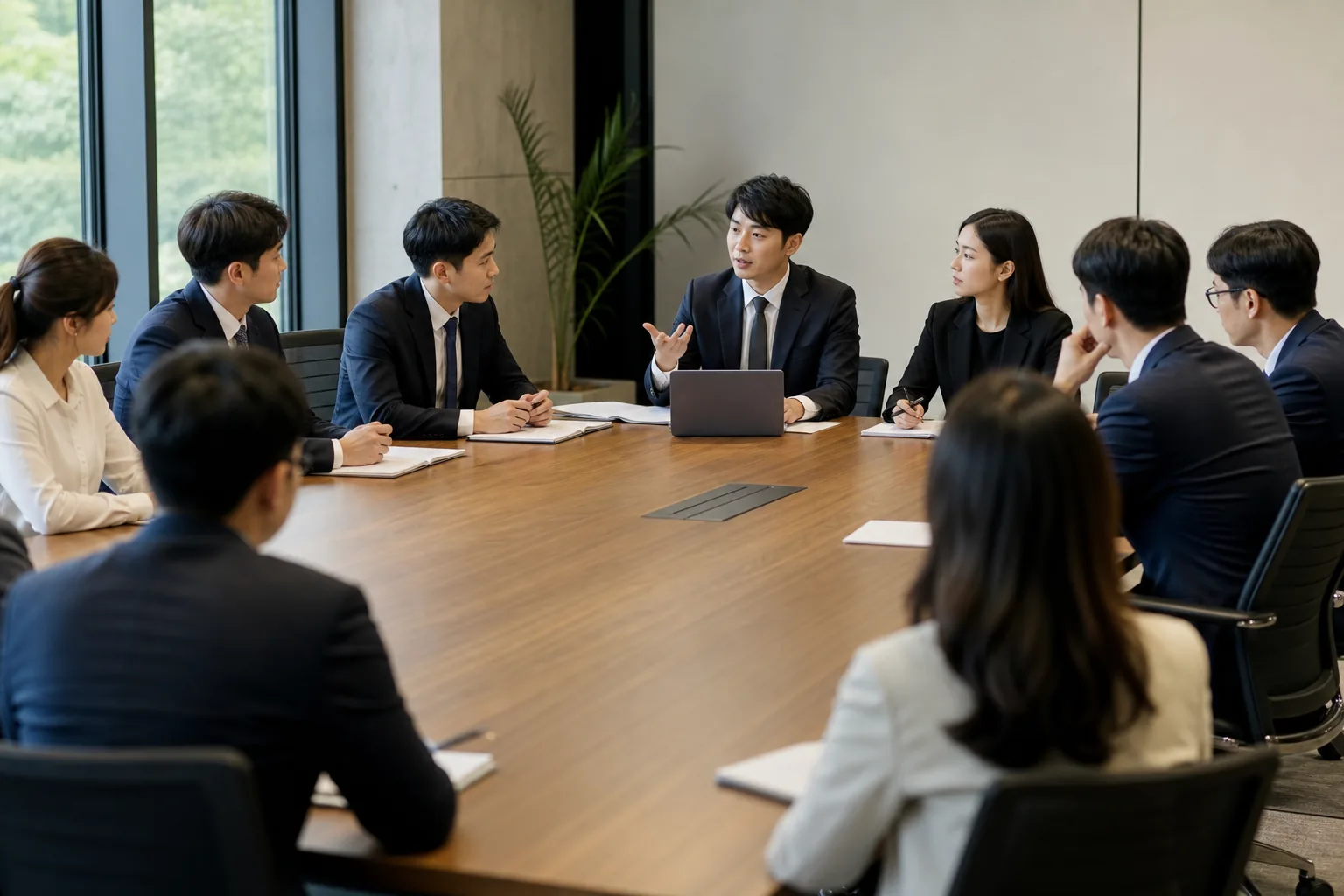 젊은 인재와 조직 쇄신을 강조하는 축구 행정 이미지