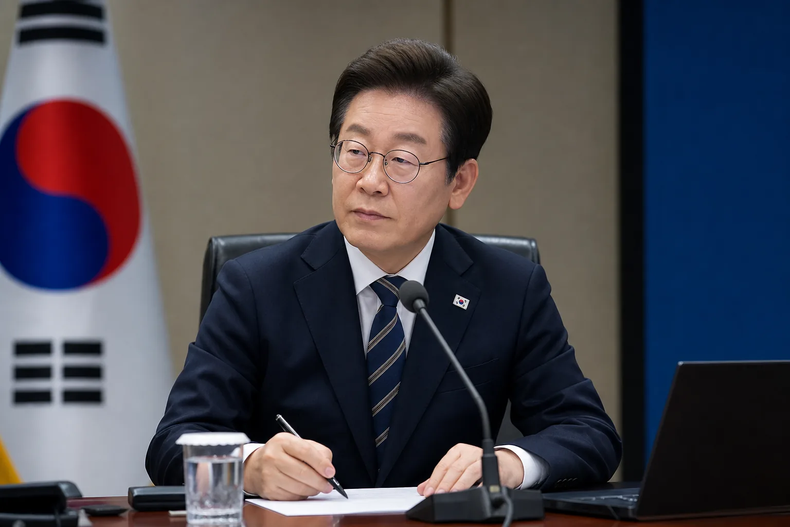 정당 지지도와 무당층 비율을 보여주는 정치 여론 이미지
