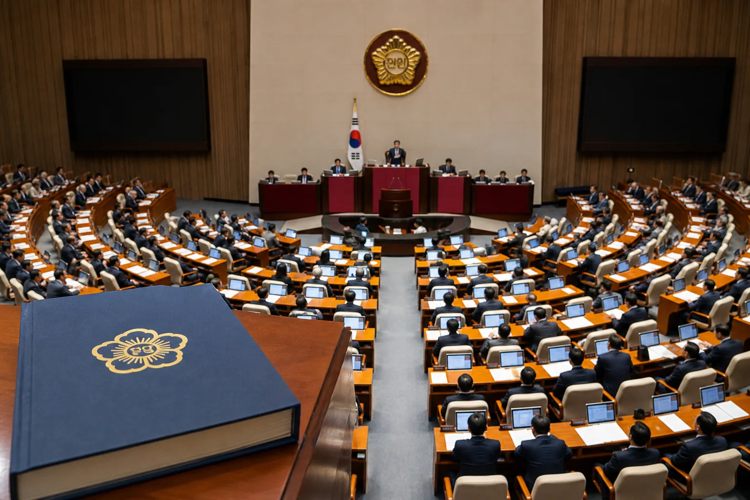 5·18 민주화운동 정신과 헌법 질서 논의를 표현한 이미지