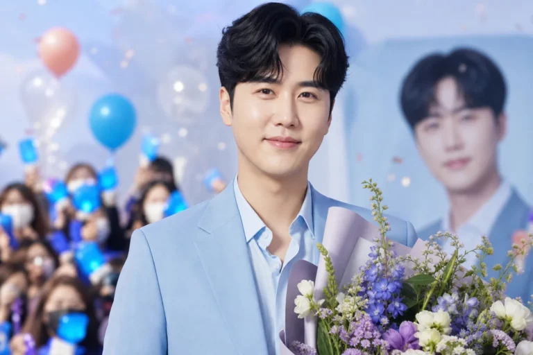 트로트 가수 생일 축하 전광판과 팬 이벤트