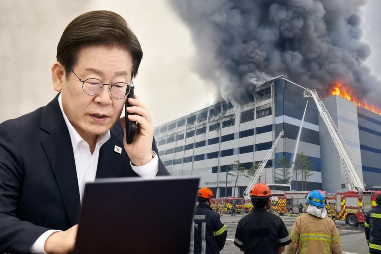 인천 쿠팡 물류센터 화재 대응과 정부 긴급 지시