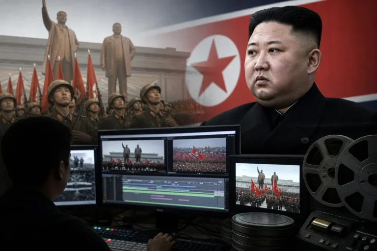 북한 과거 기록영화 수정 정황과 적대적 두 국가론