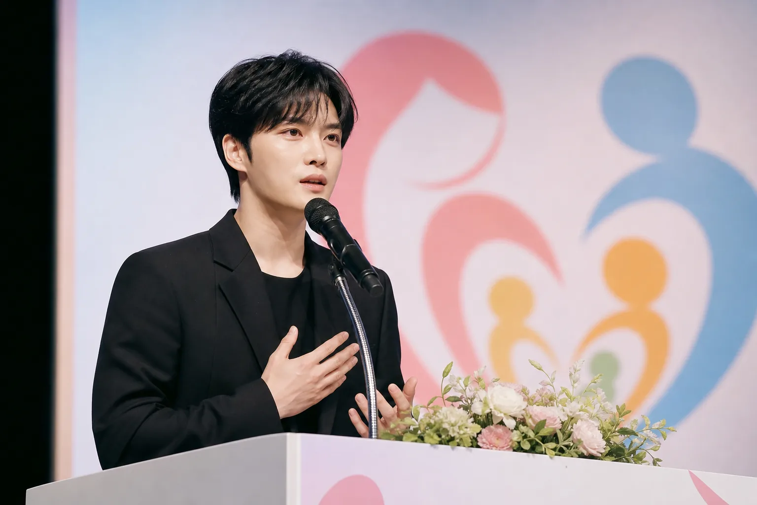 입양 인식 개선과 따뜻한 가족 공동체를 상징하는 이미지