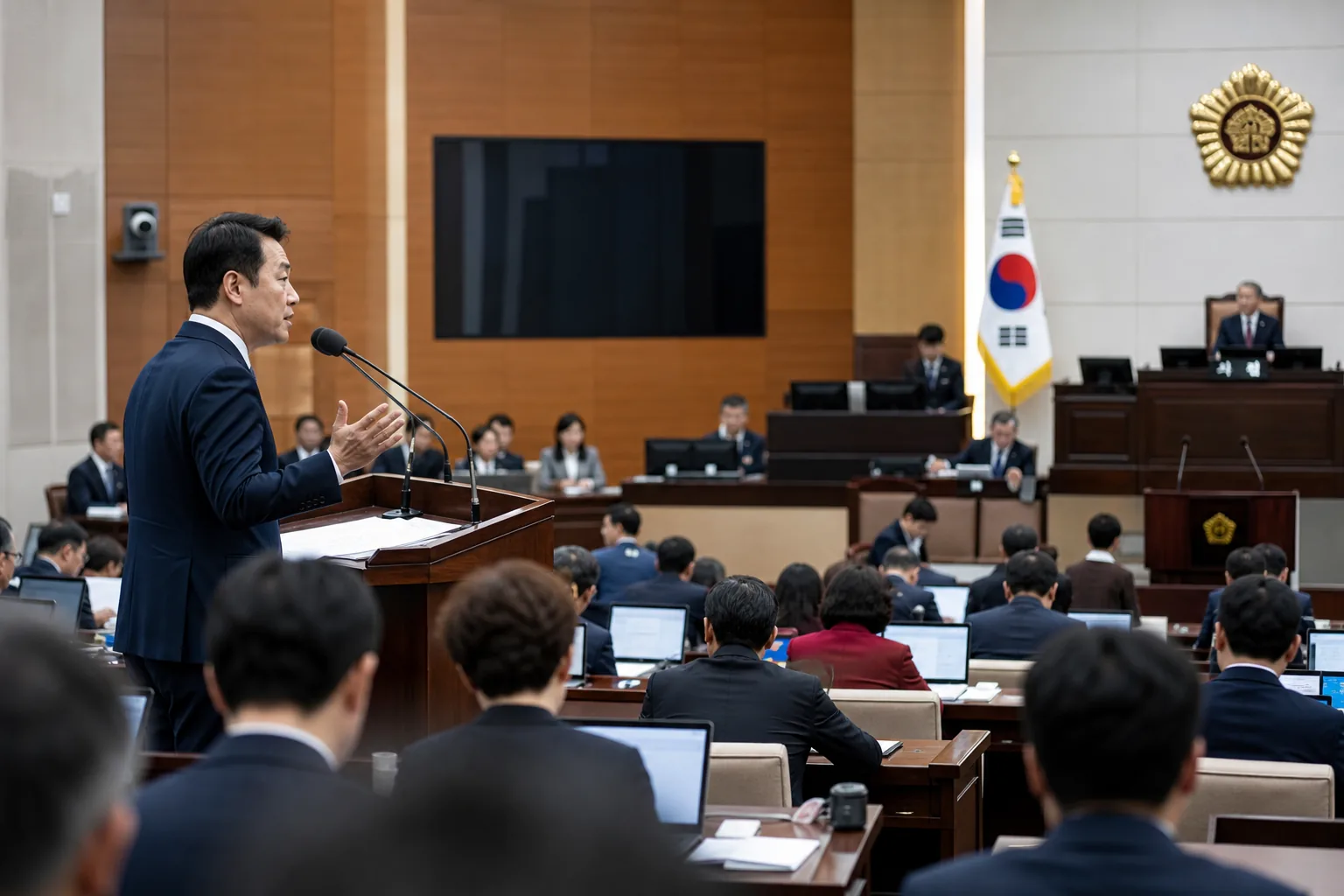 서울시 정책 협의와 시민 생활 의제를 논의하는 회의 이미지