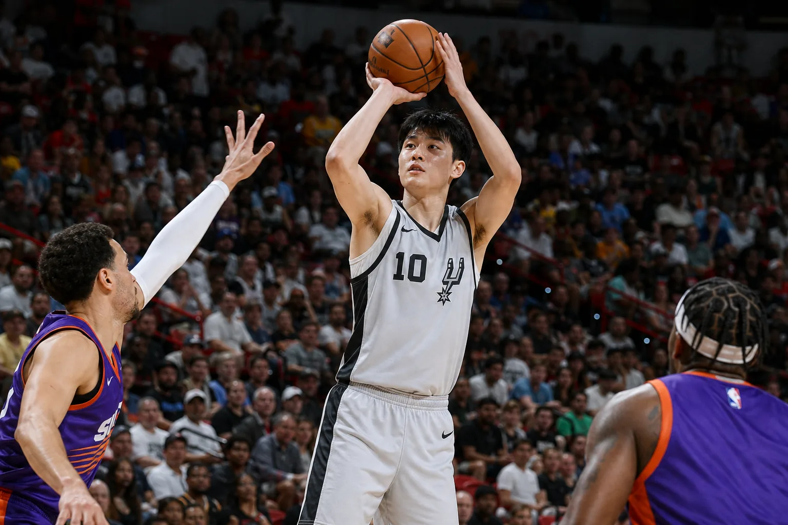 이현중 NBA 서머리그 3점슛 장면