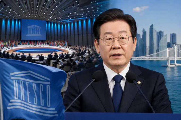 부산에서 열린 유네스코 세계유산위원회 개막식 이미지