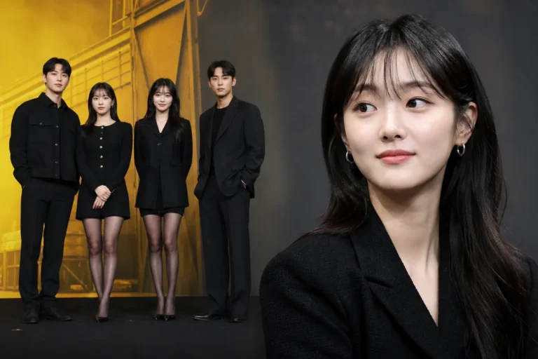 드라마 제작발표회 현장과 배우 김혜준의 반전 매력을 표현한 엔터테인먼트 뉴스 이미지