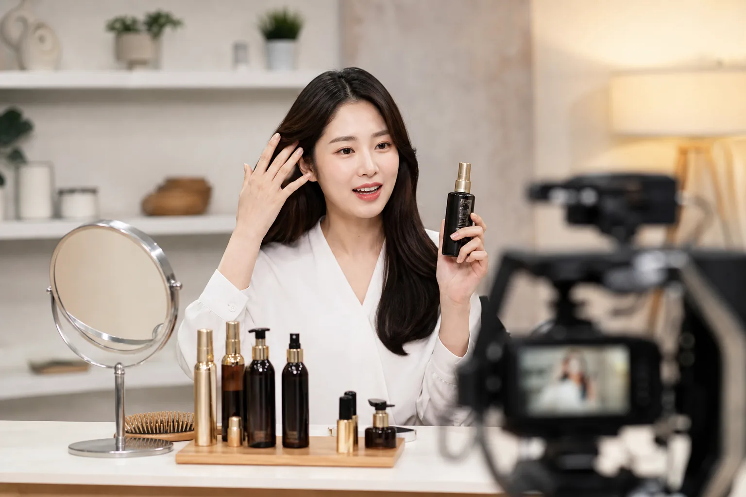 홈쇼핑 상품 설명과 소비자 보호 심의를 나타내는 이미지