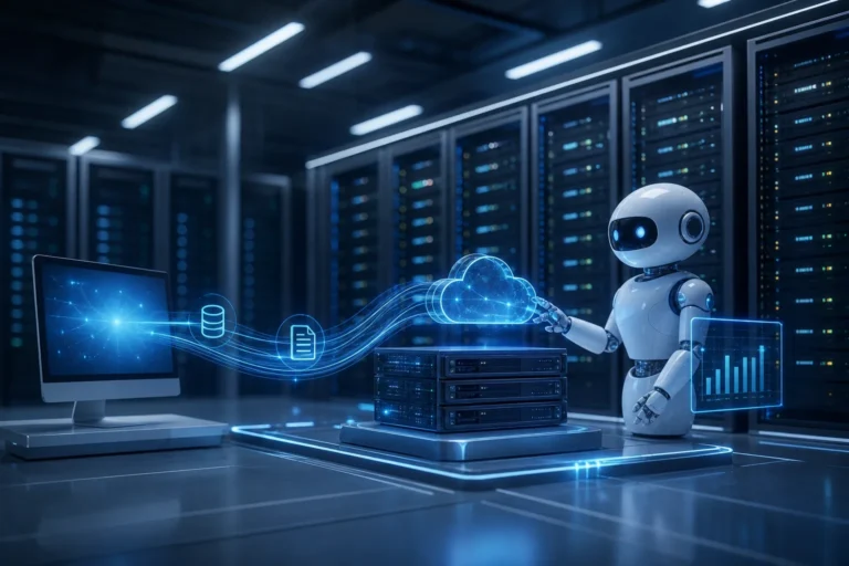 AI 에이전트와 외부 시스템을 연결하는 MCP 인프라 개념 이미지