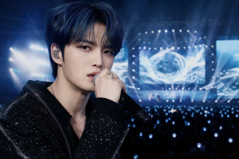 김재중 단독 콘서트 더 웨이브를 상징하는 공연장 이미지