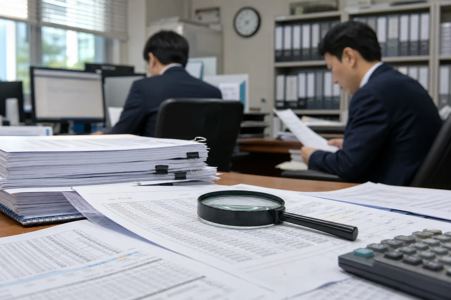 경찰 수사와 지방 행정 내부통제 개선 필요성을 보여주는 이미지