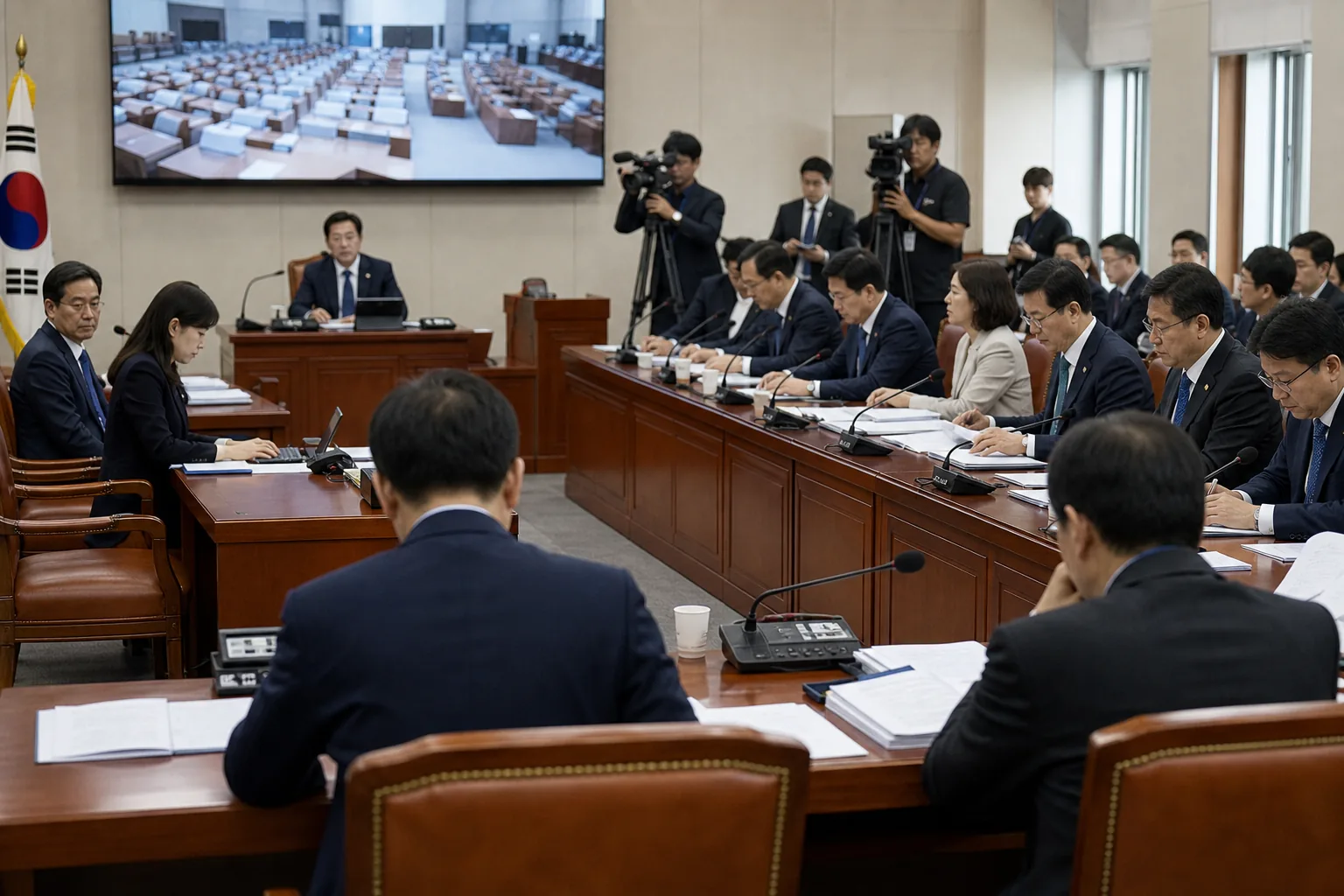 국회 법제사법위원회 입법 논의를 상징하는 이미지