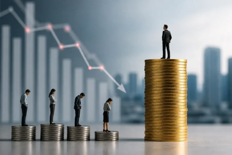 1분기 소득 상위 20%만 증가…나머지는 모두 감소 관련 경제 뉴스 이미지