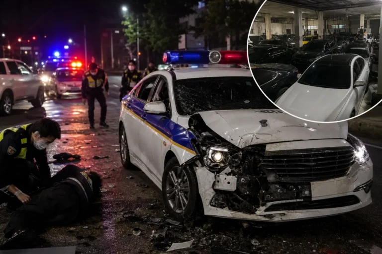 음주운전車, 정차 요구 무시하고 순찰차 ‘쾅’ ‘쾅’…경찰 4명 부상 관련 사회 뉴스 이미지