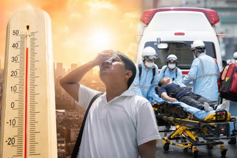 일본 도심을 덮친 40도 폭염과 열사병 대응 이미지