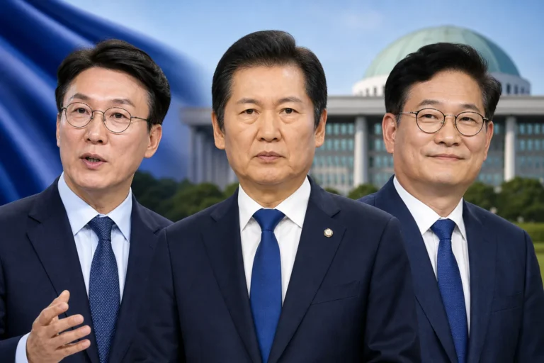 민주당 대표 선거, 김민석·정청래·송영길 본선행 대표 이미지