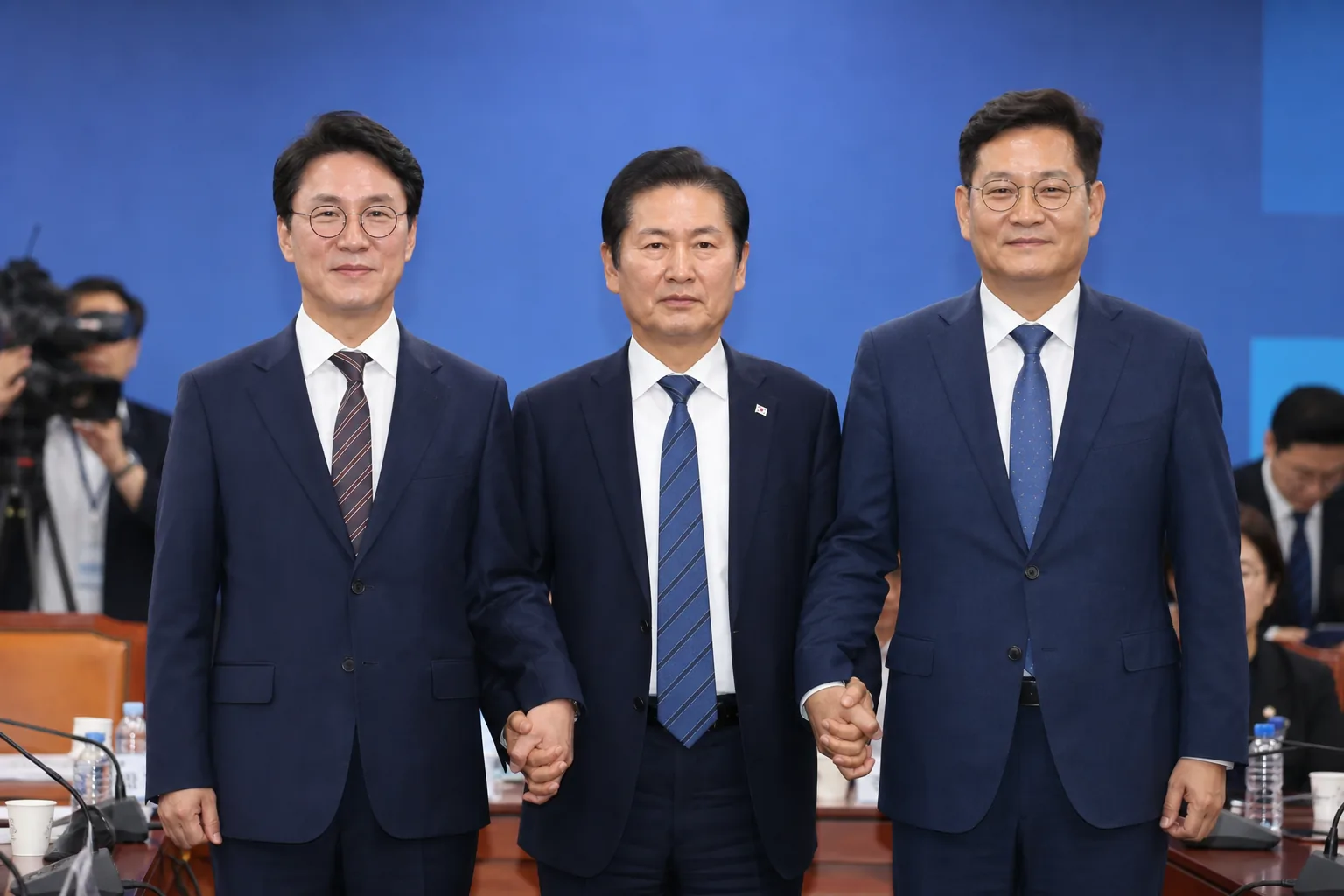 민주당 대표 선거, 김민석·정청래·송영길 본선행 핵심 장면