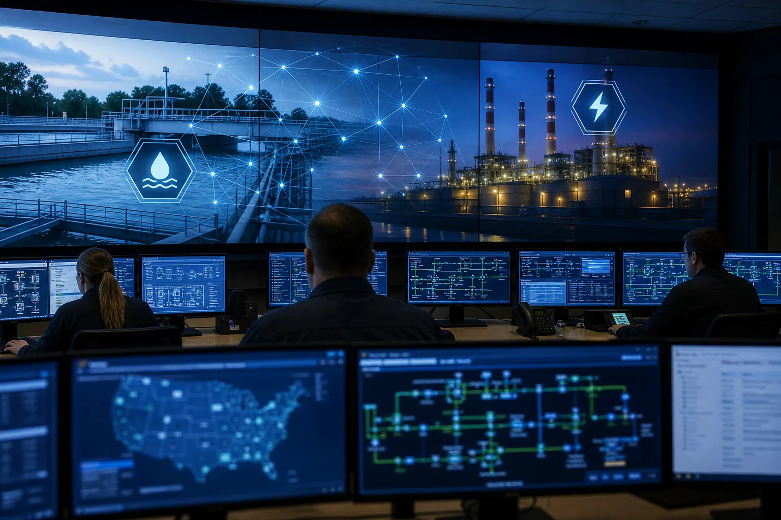US government says Iran-linked hackers are disrupting American water and energy providers 핵심 장면