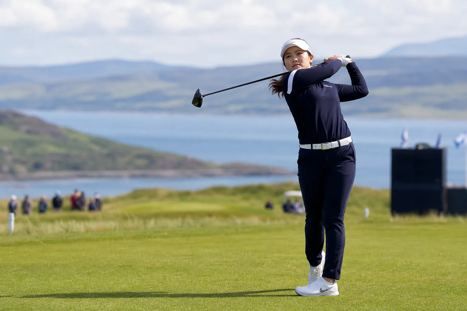 신지은, LPGA 여자 스코틀랜드 오픈 첫날 공동 선두 핵심 장면