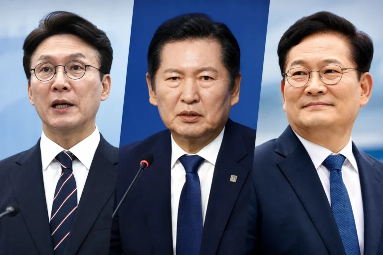 차기 당대표 김민석·정청래·송영길 3파전 압축 대표 이미지