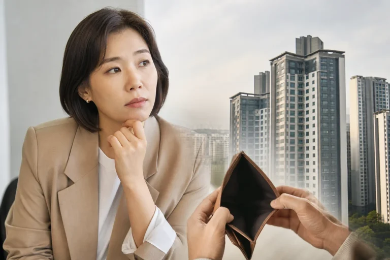 서울 아파트 단지와 예능 촬영 현장을 연상시키는 이미지