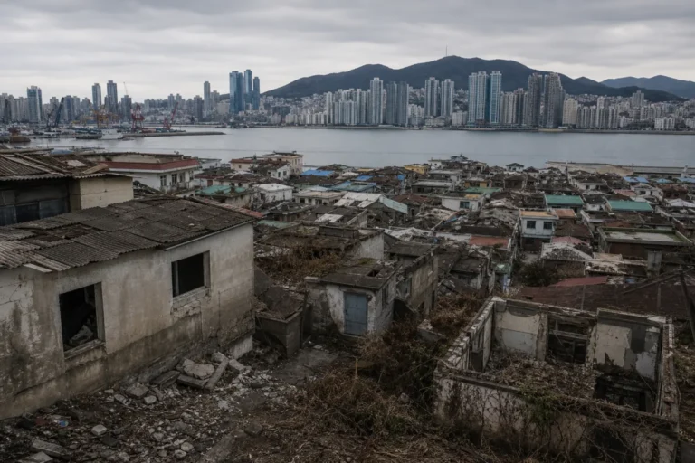 재개발이 지연된 도심 노후 주거지와 빈집 골목