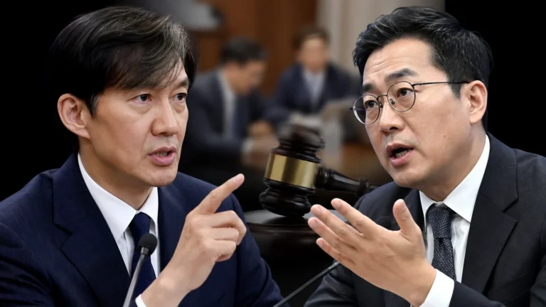 조국·김남희, 전건송치 복원 형소법 개정안 두고 공개 설전 대표 이미지