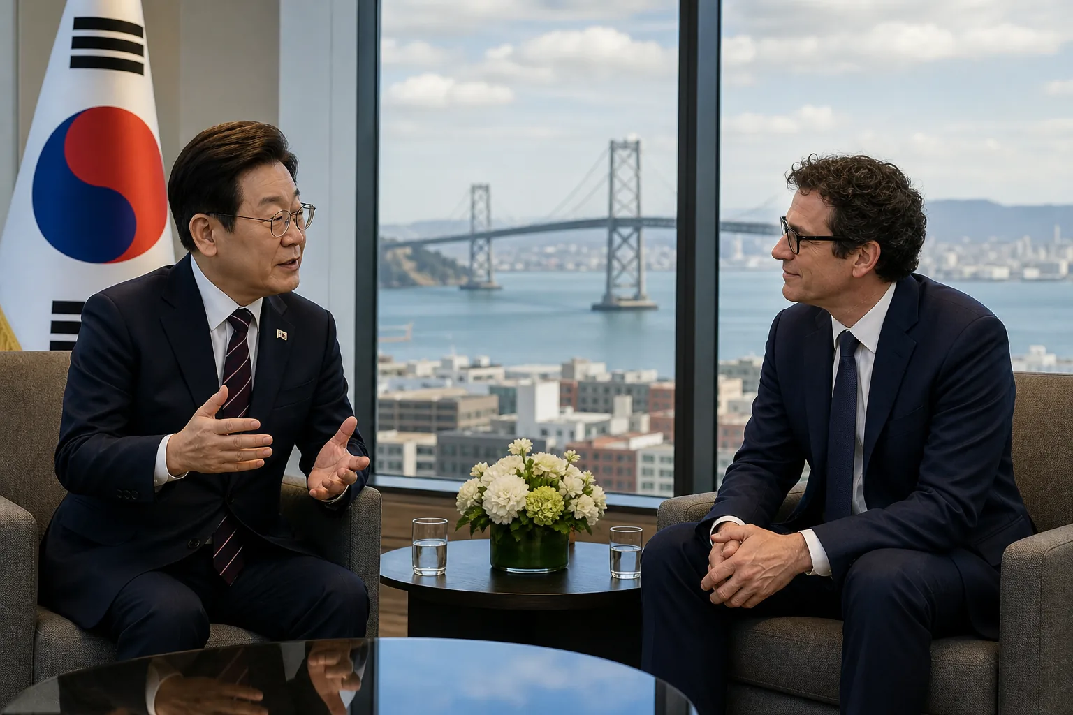 AI 데이터센터와 반도체 협력 이미지
