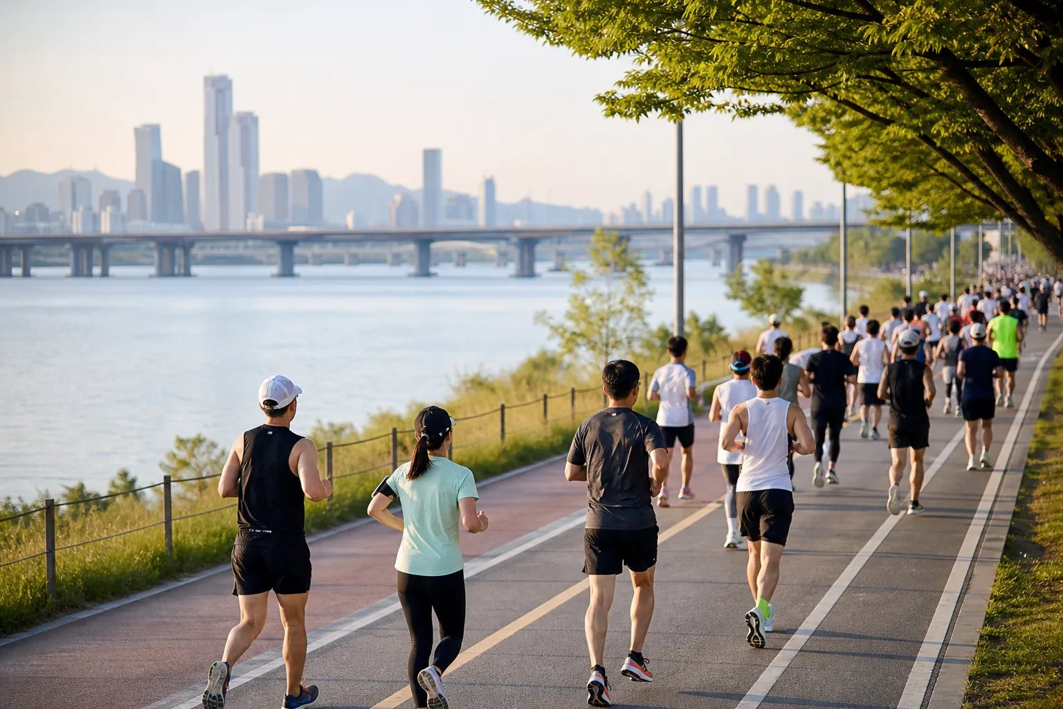 손흥민·박보검·안소희도 반했다…한강 마라톤 이유있는 인기 핵심 장면
