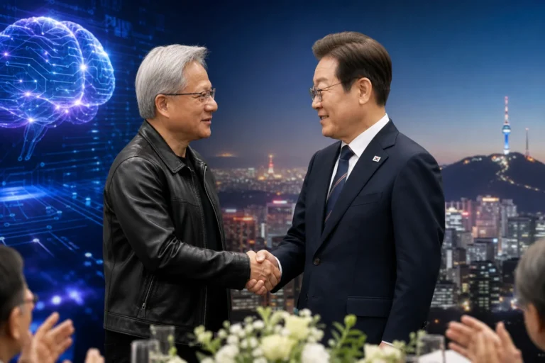 이재명 대통령과 글로벌 AI 기업 대표의 산업외교 면담