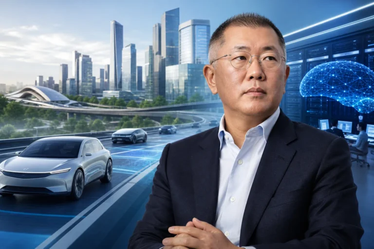정의선 현대차 AI 솔루션 기업으로 전환 車에서 지능화 도시로 확장 대표 이미지