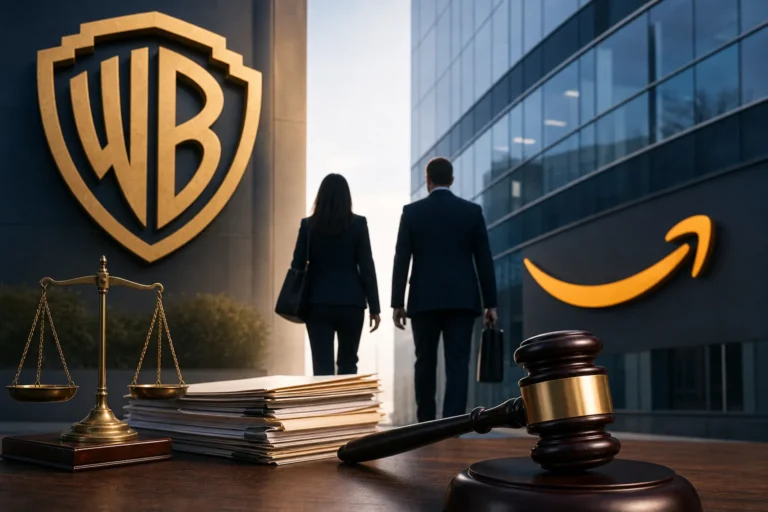 Warner Bros. lawsuit accuses Amazon of illegally poaching executives 대표 이미지