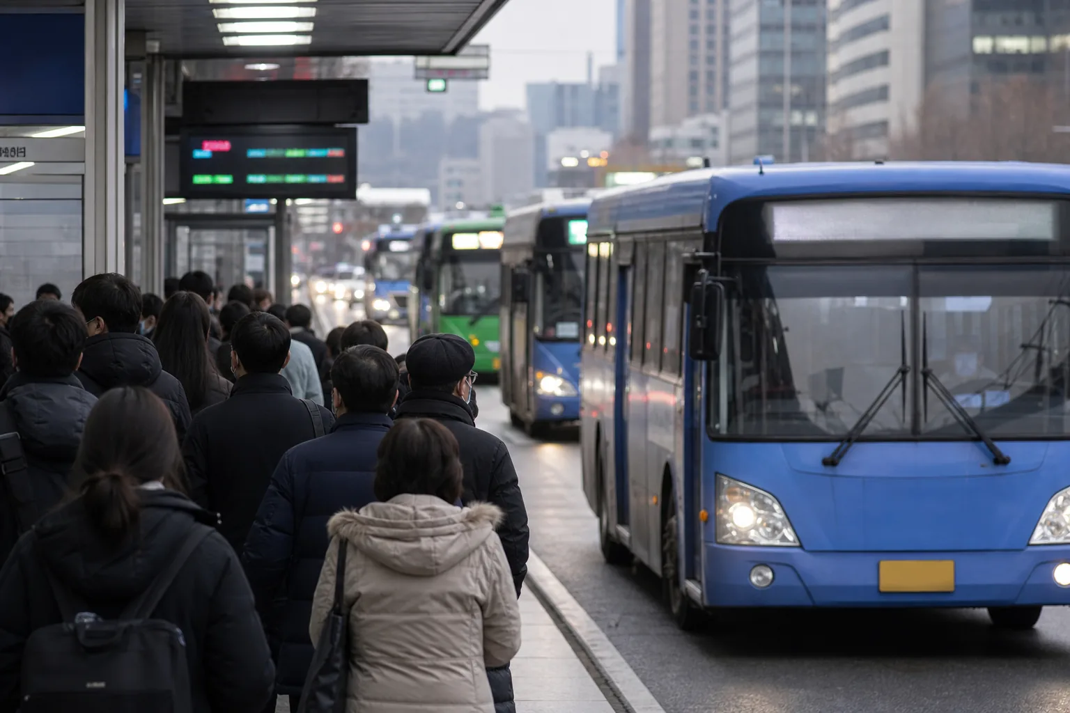 서울버스 파업하면 시민 발 묶이는데…‘최소 운행’ 놓고 갑론을박 핵심 장면