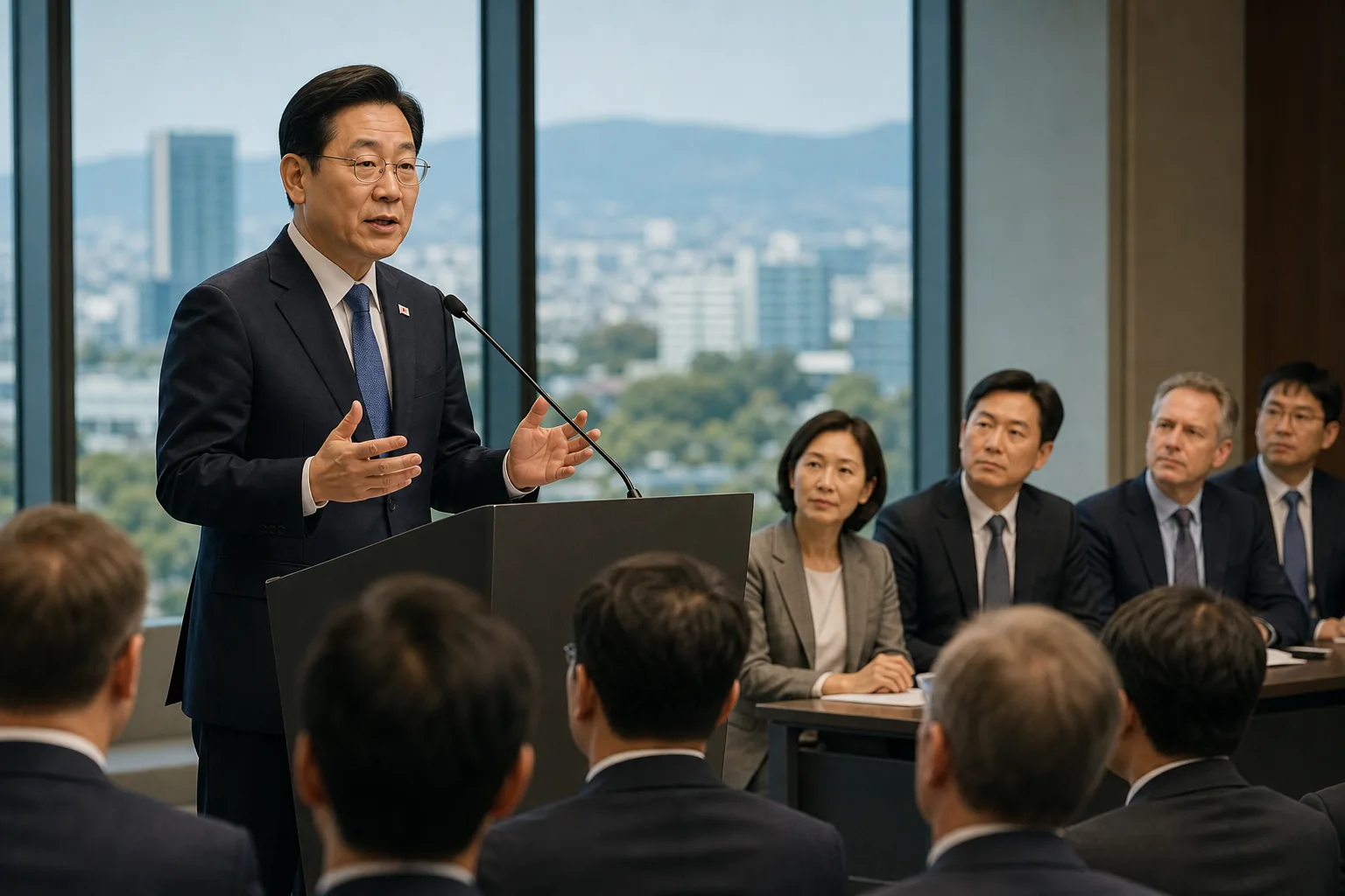 실리콘밸리서 투자 호소…차세대 삼성·SK 만들자 핵심 장면