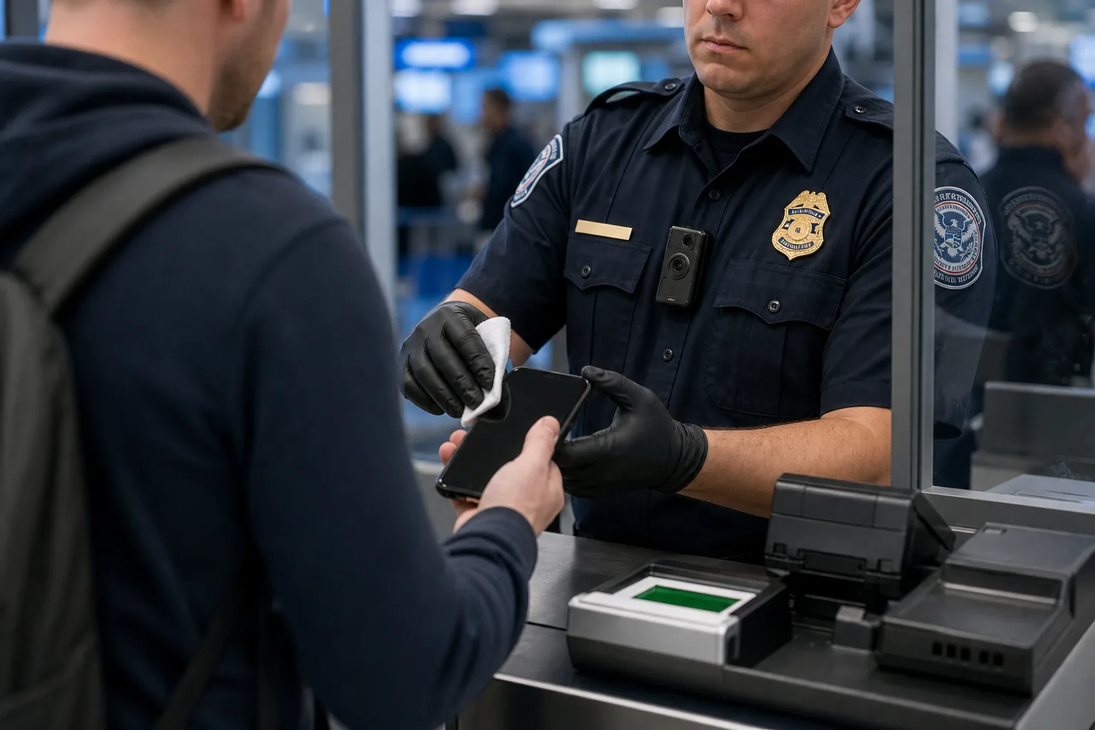The US is charging an American citizen for wiping his phone at the border 핵심 장면