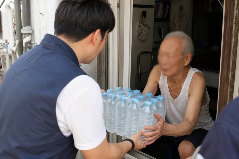 인천시 쪽방 주민에 생수 2340병 지원 온열질환 예방 대표 이미지