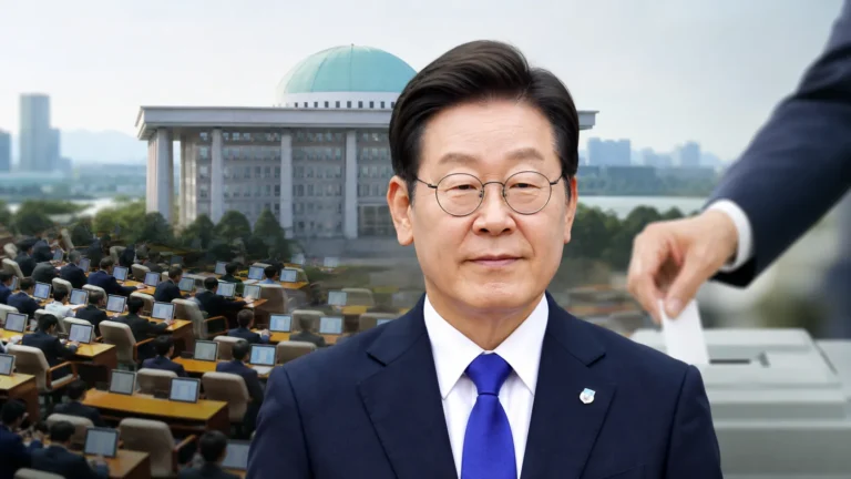 이 대통령 국정지지율 46.3% 민주 41.3% 국힘 40.6% 리얼미터 대표 이미지