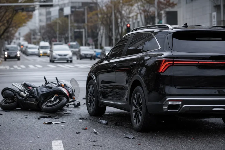 불법 유턴하던 SUV, 오토바이와 충돌…20대 오토바이 운전자 숨져 관련 사회 뉴스 이미지