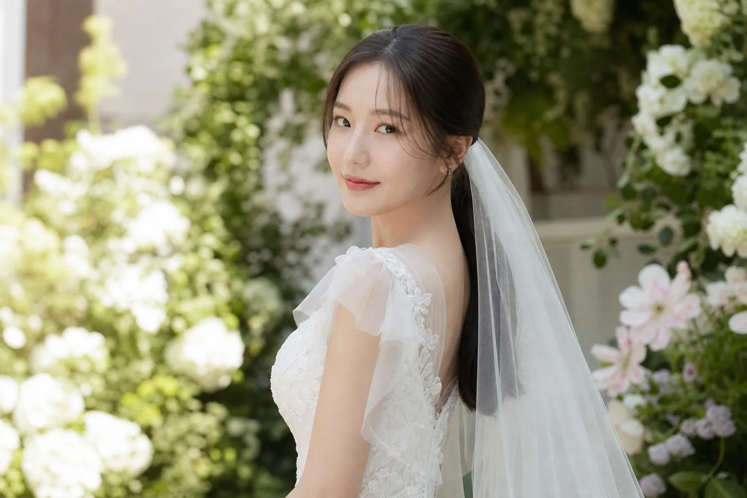 깜짝 웨딩사진 송하예, 결혼설에 입장 밝혔다...#행복 수정 핵심 장면