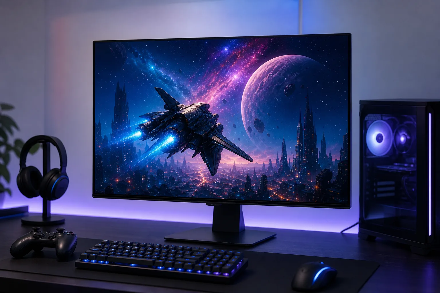 Samsung’s 27-inch QD-OLED gaming monitor is priced right at $299.99 핵심 장면