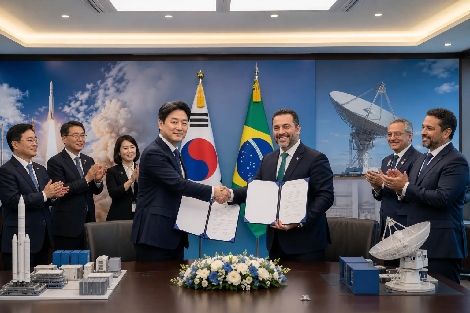 우주발사장 이용 간소화·공급망 협력 브라질과 MOU 7건 체결 핵심 장면