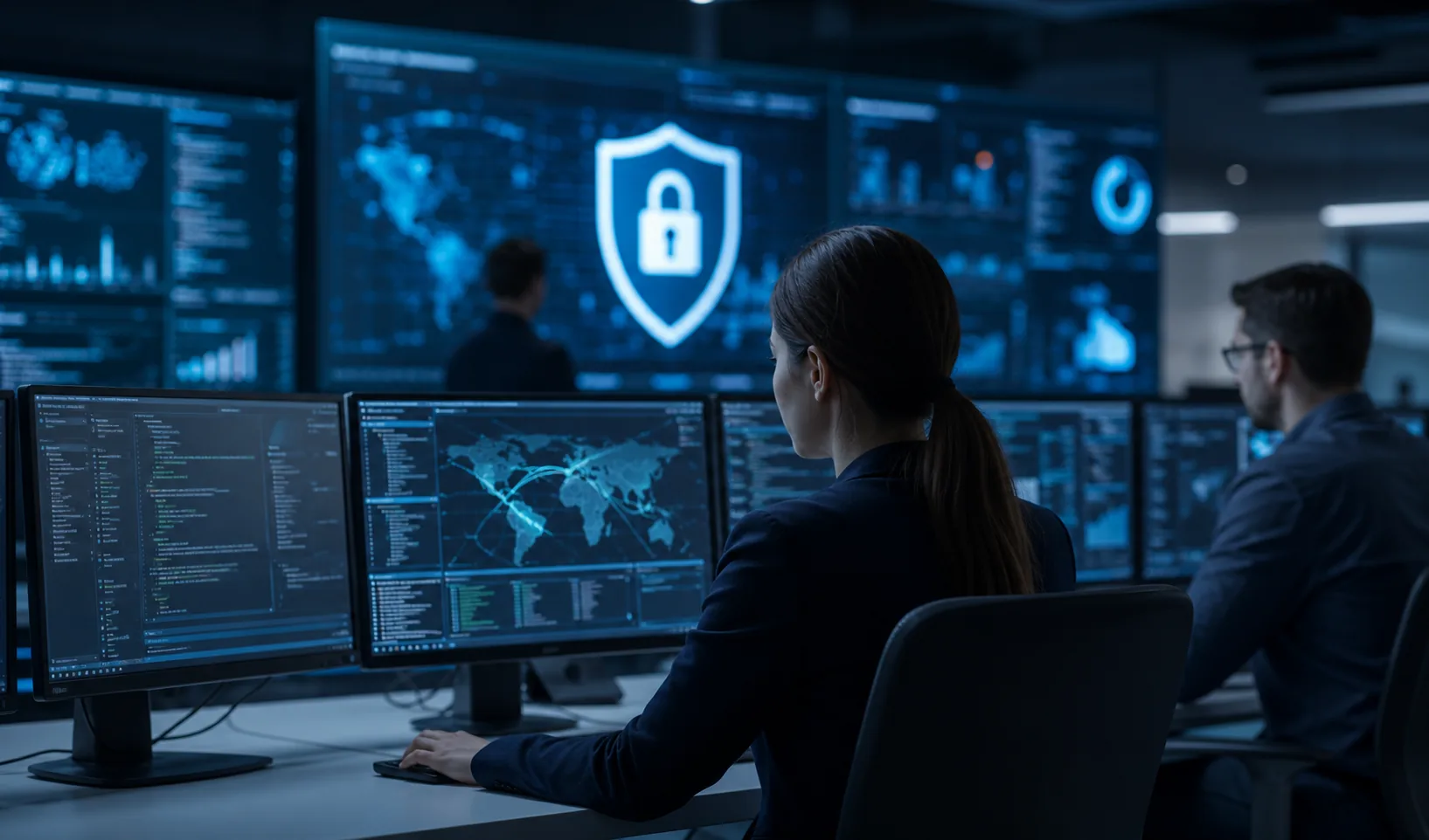 Microsoft launches its first cybersecurity model, plus a new agentic cybersecurity system 핵심 내용을 시각화한 이미지