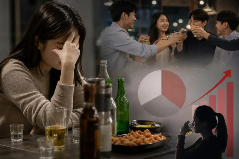 성인 3명중 1명은 월 1회이상 폭음… 여성 고위험 음주 증가세 대표 이미지
