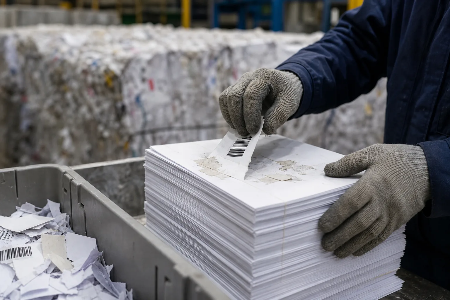 Is it time to stop using glue and labels on paper? 핵심 내용을 시각화한 이미지