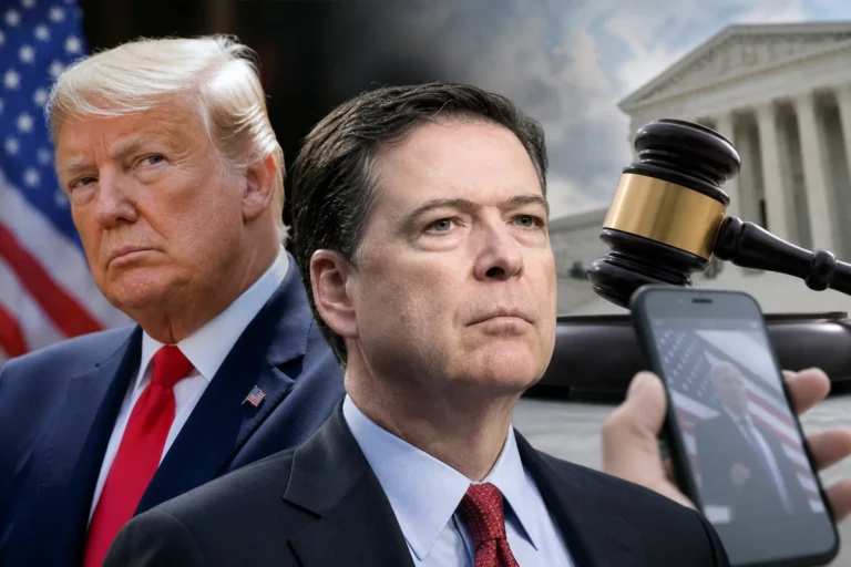 SNS로 트럼프 협박 혐의 前FBI 국장 8647은 표현의 자유 대표 이미지