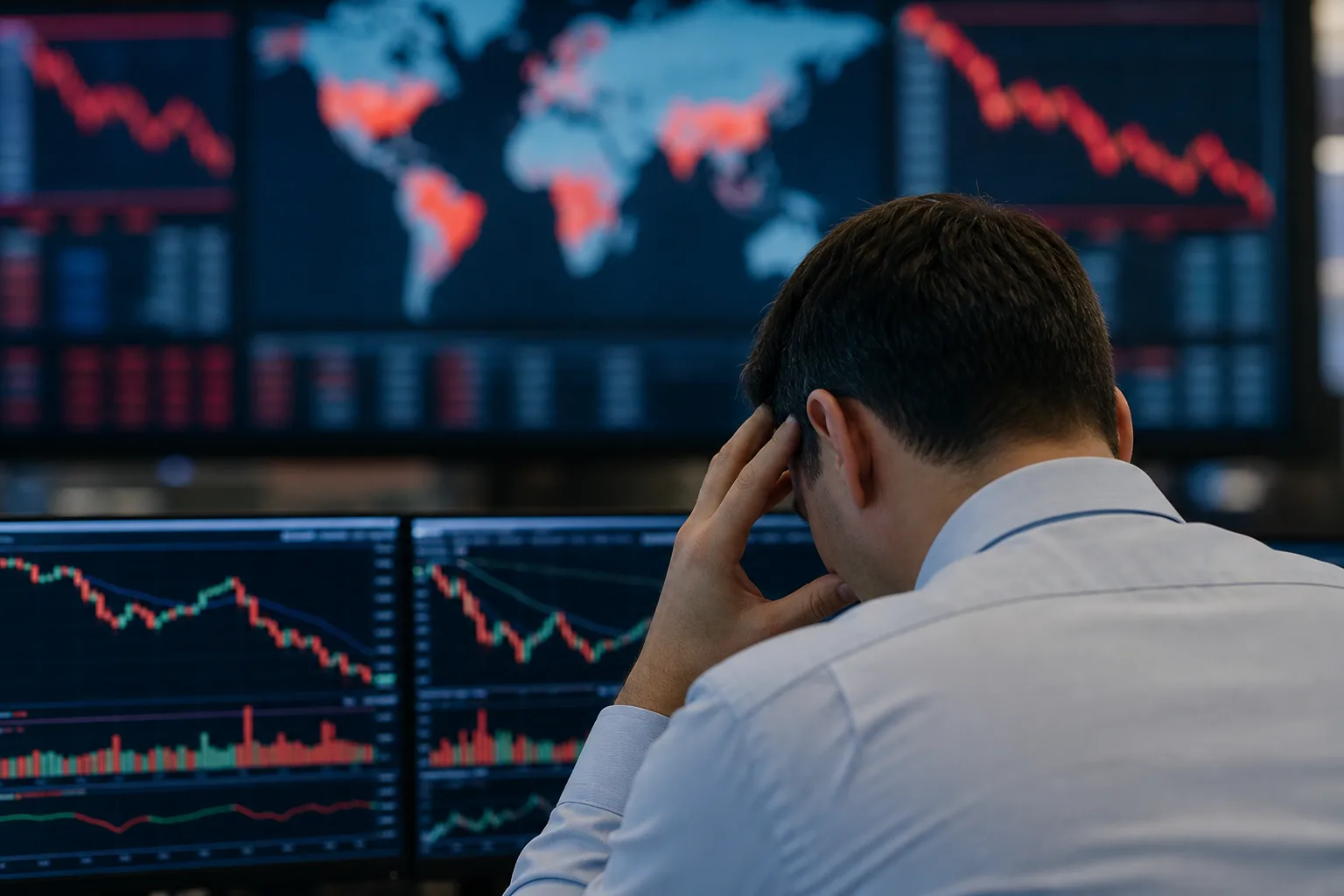 Chip firms fall in US and Asia as AI jitters rattle investors 핵심 장면