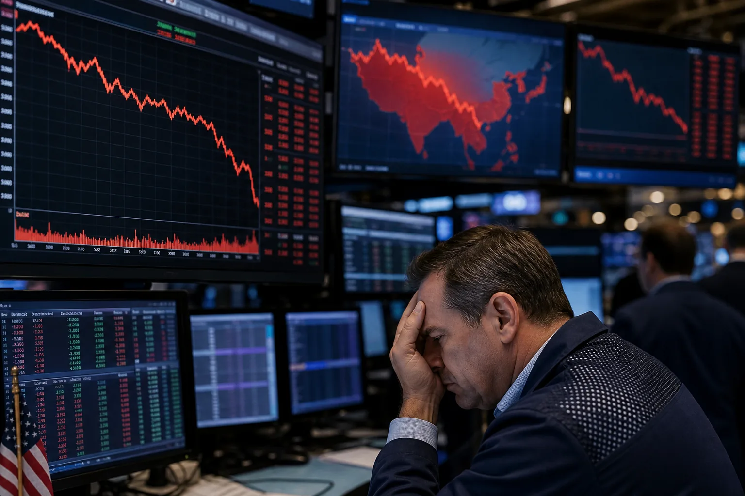 Chip firms fall in US and Asia as AI jitters rattle investors 후속 영향