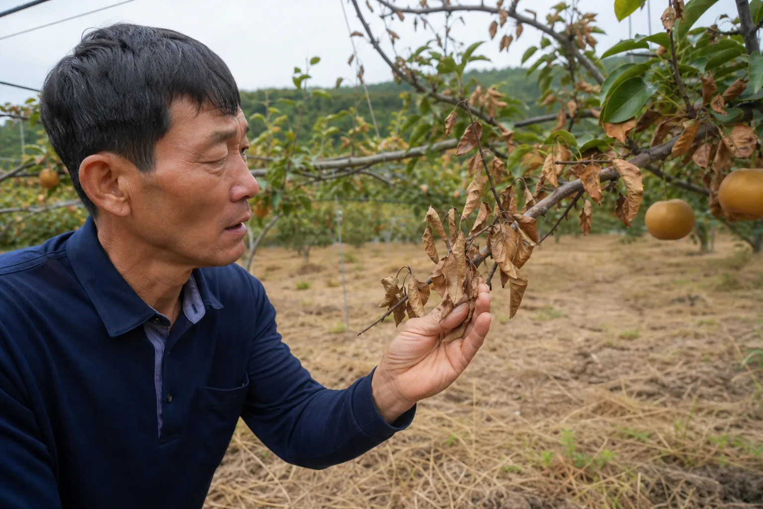 [르포] 한창 커질 시긴데 가뭄에 비상 걸린 울산 서생배 농가 핵심 장면