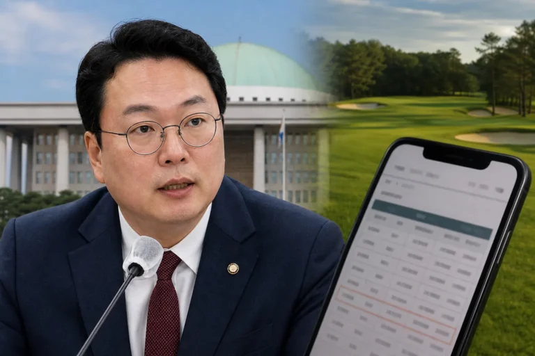 골프장 비운 이유 묻자 답변 제한된다...천하람 태릉CC 예약 기록 공개 대표 이미지