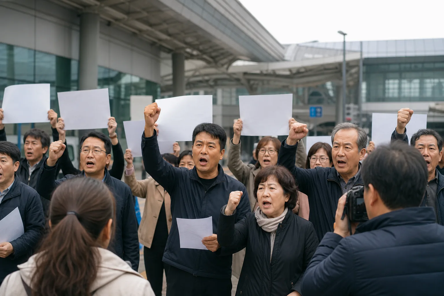 오송역 개명반대 주민모임 청주시는 개명 강행 중단하라 핵심 장면